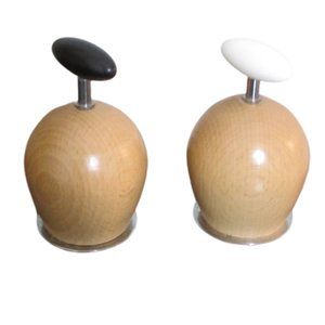 Bodum PEPPINO beechwood salt and pepper mills Carsten Jorgensen design Denmark